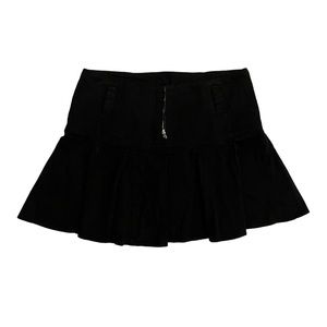 VINTAGE BLACK MINI PLEATED SKIRT